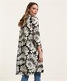 0039 Italy blousejurk bladprint