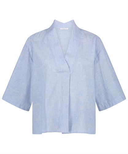By-Bar linnenmix blouse pinstripe Owen