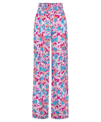Fabienne Chapot wide leg broek bloemen Palapa
