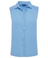 Giulia e Tu mouwloze cotton voile blouse