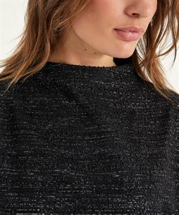 OUI bouclé lurex top