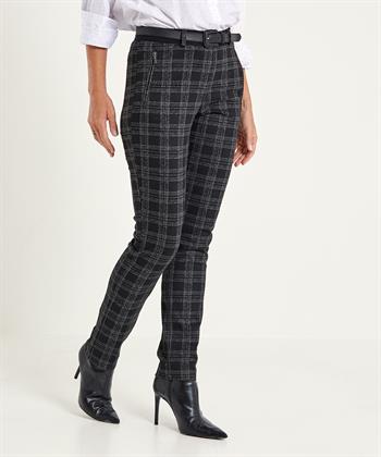 Raphaela By Brax broek super slim fit ruit Lillyth
