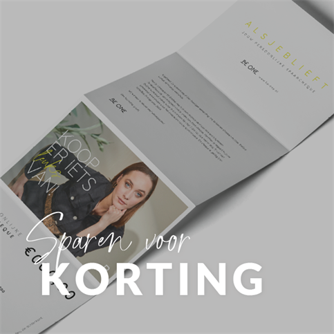 Sparen voor korting