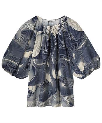 Summum blouse ballonmouw grafisch