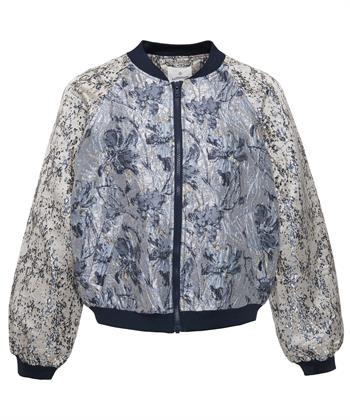 Summum metallic bomberjasje jacquard